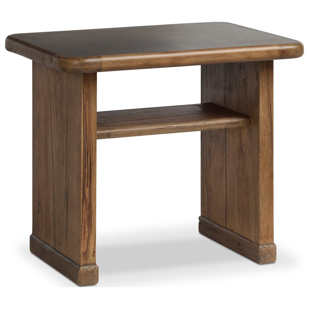 Dario End Table, Rust Aluminum by Amber Lewis x Four Hands — PRM_1
