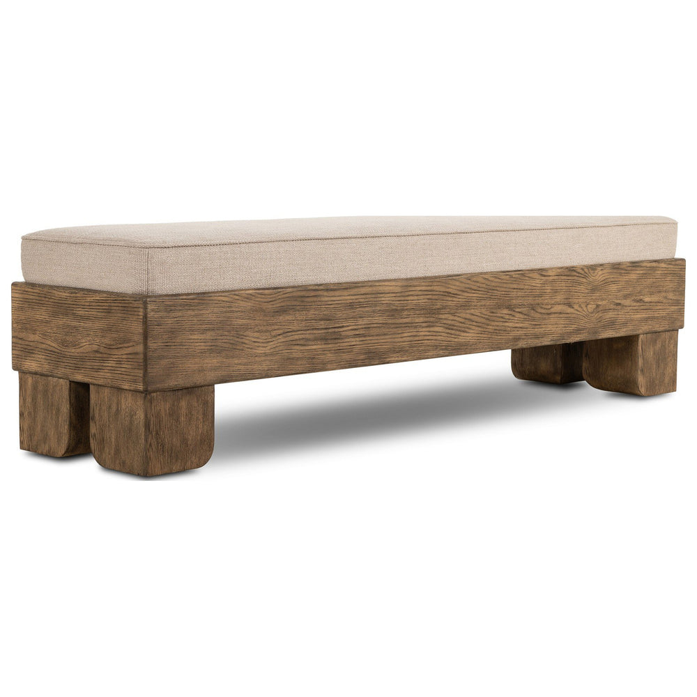Sven Accent Bench, Merida Taupe by Amber Lewis x Four Hands — PRM_1