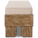 Sven Accent Bench, Merida Taupe by Amber Lewis x Four Hands — SID_1