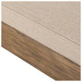 Sven Accent Bench, Merida Taupe by Amber Lewis x Four Hands — DET_1