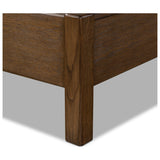 Marco Leather Bed, Lorento Cigar by Four Hands
