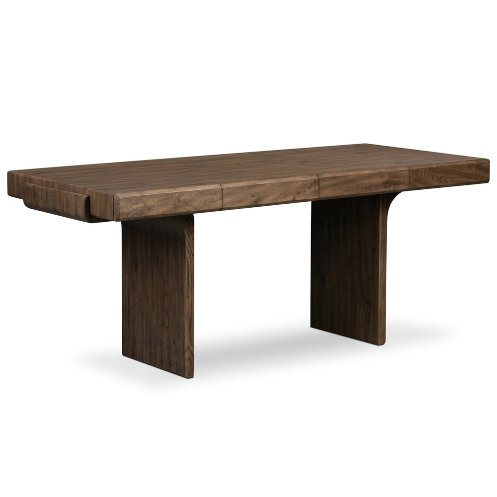 Soloma Desk, Grey Oak by Four Hands