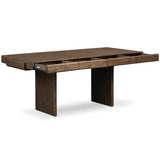 Soloma Desk, Grey Oak by Four Hands