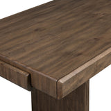 Soloma Desk, Grey Oak by Four Hands