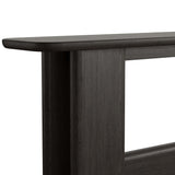 Nadine Console Table, Smoked Black by Four Hands