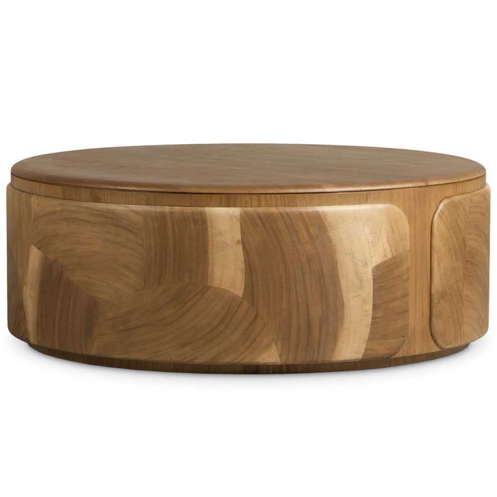Marlena Coffee Table, Smoked Oak Veneer by Four Hands