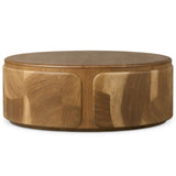 Marlena Coffee Table, Smoked Oak Veneer by Four Hands