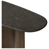 Tae Console Table, Textured Bluestone by Four Hands — DET_1