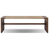 Heather Accent Bench, Natural Agel by Four Hands — FRT_1