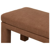 Berksha Accent Bench, Savoy Sienna by Four Hands — DET_1