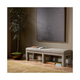 Berksha Accent Bench, Galway Indigo by Four Hands — ESS_1