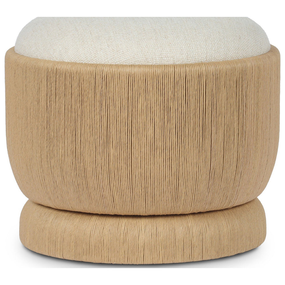 Claudius Accent Stool, Merida Natural by Four Hands — PRM_1