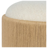 Claudius Accent Stool, Merida Natural by Four Hands — DET_1