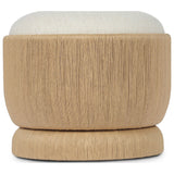Claudius Accent Stool, Merida Natural by Four Hands — PRM_1