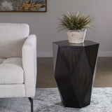 Volker Side Table, Black-Furniture - Accent Tables-High Fashion Home