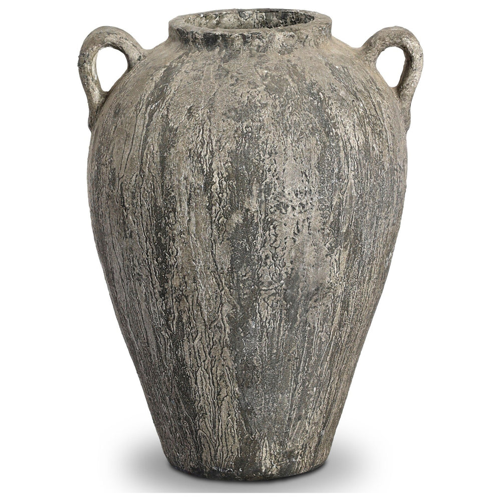 Rovina Vessel, Distressed Grey Terracotta by Four Hands — PRM_1