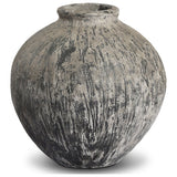 Dunia Vessel, Distressed Grey Terracotta by Four Hands — PRM_1