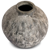Dunia Vessel, Distressed Grey Terracotta by Four Hands — DET_1