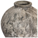 Dunia Vessel, Distressed Grey Terracotta by Four Hands — DET_1
