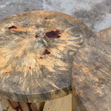Nadette Nesting Tables, Set of 2, Natural-Furniture - Accent Tables-High Fashion Home