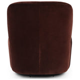 Cersei Swivel Chair, Surrey Plum by Four Hands — BCK_1