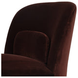 Cersei Swivel Chair, Surrey Plum by Four Hands — DET_1