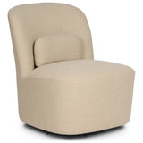 Cersei Swivel Chair, Merida Taupe by Four Hands — PRM_1