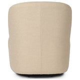 Cersei Swivel Chair, Merida Taupe by Four Hands — BCK_1