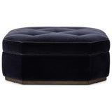 Tonna Cocktail Ottoman, Monte Navy by Four Hands — FRT_1