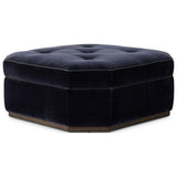 Tonna Cocktail Ottoman, Monte Navy by Four Hands — SID_1