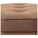 Tonna Cocktail Ottoman, Savoy Sienna by Four Hands — DET_1