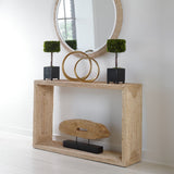 Rora Console Table, Natural-Furniture - Accent Tables-High Fashion Home