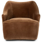 Macario Swivel Chair, Surrey Ochre by Amber Lewis x Four Hands — FRT_1