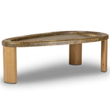 Vella Poker Table, Smoked Oak by Four Hands