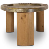Vella Poker Table, Smoked Oak by Four Hands