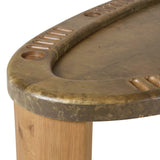 Vella Poker Table, Smoked Oak by Four Hands