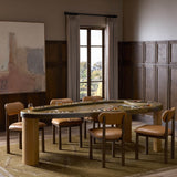 Vella Poker Table, Smoked Oak by Four Hands