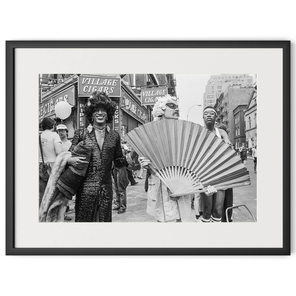 Marsha P. Johnson At Pride March by Barbara Alper, Black Maple by Four Hands