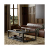 Bucco Rectangular Coffee Table, Black Oak Solid by Four Hands — ESS_1