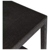 Bucco Square End Table, Black Faux Shagreen by Four Hands — DET_1