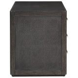 Bucco Nightstand, Black Faux Shagreen by Four Hands — SID_1