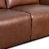 Alondra Leather Power Recliner 2 Piece Sectional, Sonoma Coco by Four Hands