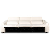 Alondra Power Recliner 3 Piece Sectional, Nomad Snow by Four Hands