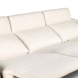 Alondra Power Recliner 3 Piece Sectional, Nomad Snow by Four Hands