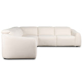 Alondra Power Recliner 5 Piece Sectional, Nomad Snow by Four Hands