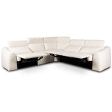 Alondra Power Recliner 5 Piece Sectional, Nomad Snow by Four Hands
