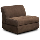 Benicio Leather Chair, Nubuck Cigar by Four Hands — PRM_1