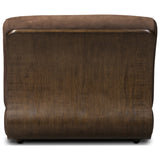 Benicio Leather Chair, Nubuck Cigar by Four Hands — BCK_1