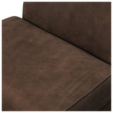 Benicio Leather Chair, Nubuck Cigar by Four Hands — DET_1