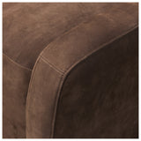 Lanvien Leather Swivel Chair, Nubuck Cigar by Four Hands — DET_1